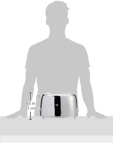 New SMEG 2 Slice Toaster TSF01SSUS Stainless Steel (Grey) - Kidsy