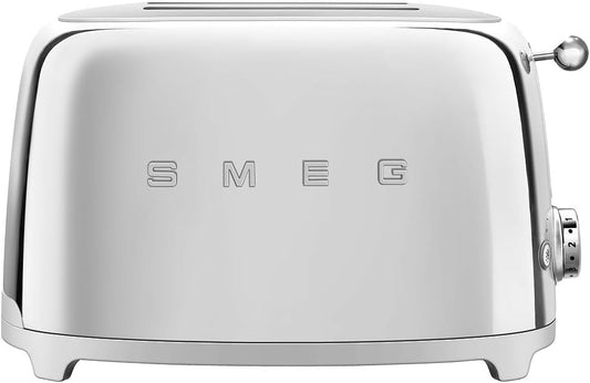 New SMEG 2 Slice Toaster TSF01SSUS Stainless Steel (Grey) - Kidsy
