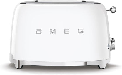 New SMEG TSF01WHUS 2 - Slice Toaster (White) - Kidsy