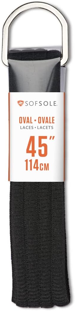 New Sof Sole 45 in. Athletic Shoe Laces (Black)