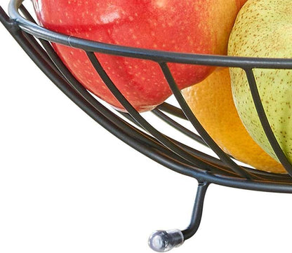 New Spectrum Yumi Arched Fruit Bowl Server (Black) - Kidsy