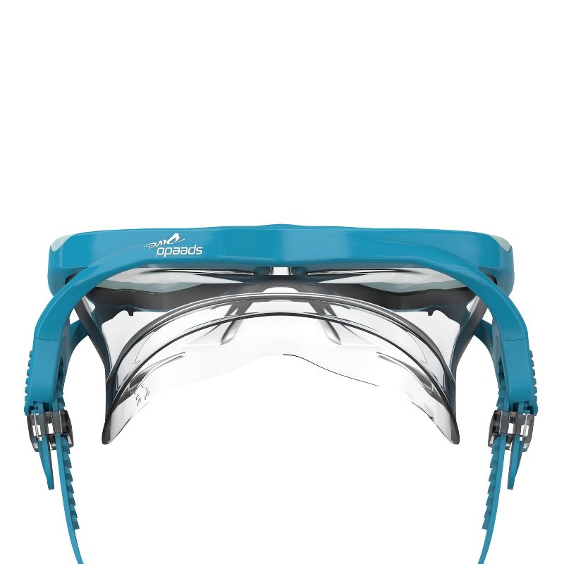 New Speedo Jr Kids' Mask Snorkel and Fin Set (Turquoise/Gray - L/XL) - Kidsy
