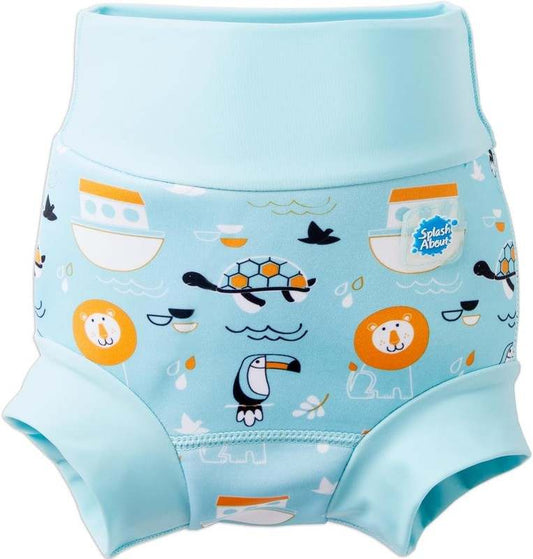 New Splash About Happy Nappy Swim Diaper, 6–12 Months (Noah’s Ark) - Kidsy