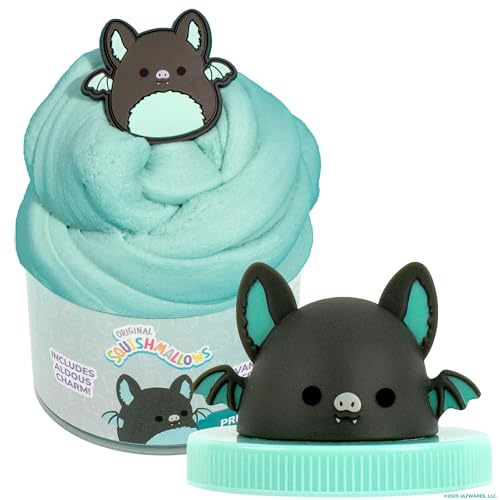 New Squishmallows Aldous Fruit Bat Premium Cloud Slime 8 oz Jar (Purple) - Kidsy