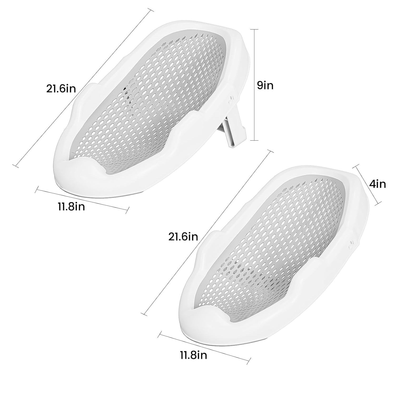 New SRGAFIX Collapsible Baby Bathtub with Smart Temperature Display & Bath Stand 0 - 36 M (Grey) - Kidsy