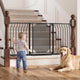 New StairsFit Extra Wide Baby Gate, 29.5–62.5 Inches (Black) - Kidsy