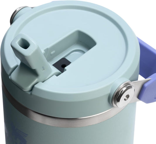 New Stanley IceFlow 2.0 Flip Straw Tumbler 30 oz (Blue Cactus) - Kidsy