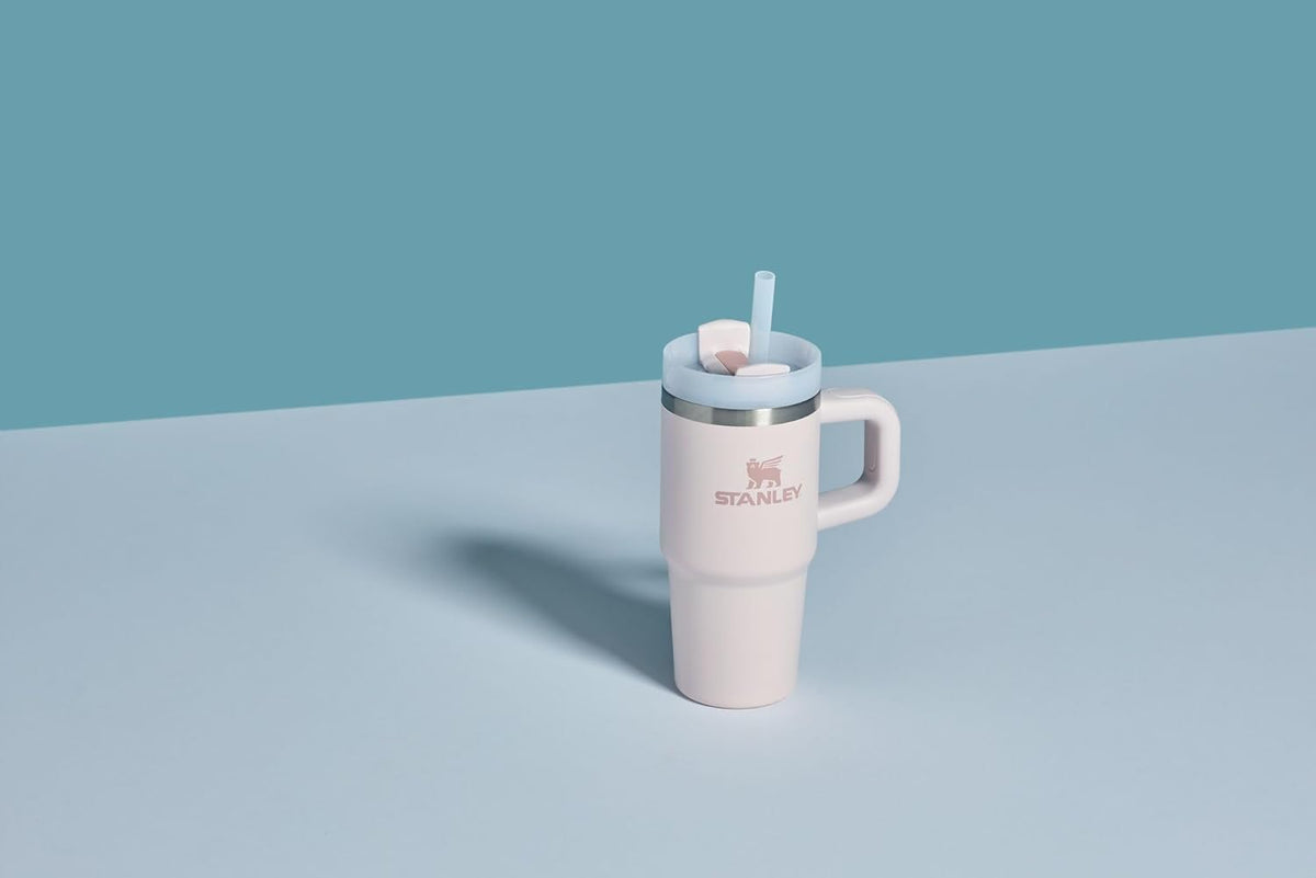 New STANLEY Quencher H2.0 Tumbler (Rose Quartz 2.0, 20 oz) - Kidsy