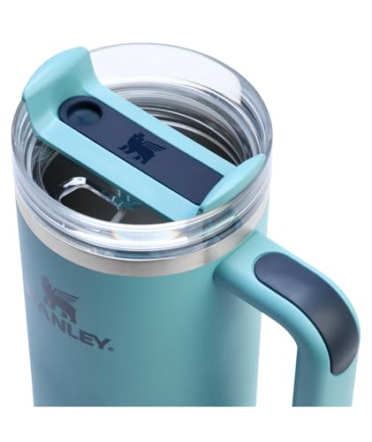 New STANLEY Quencher H2.0 Tumbler with Handle and Straw 30 oz, Agave - Kidsy