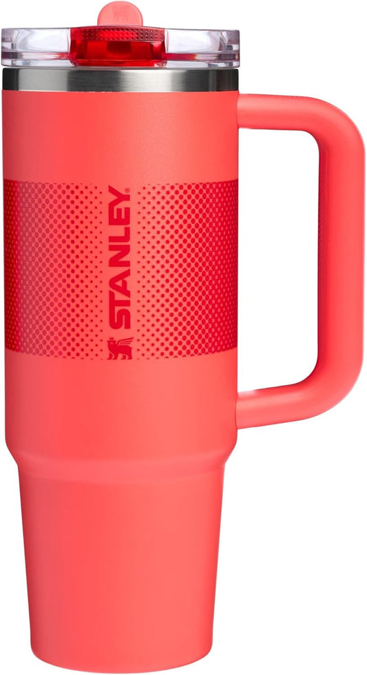 New Stanley Quencher ProTour Flip Straw Tumbler 30oz (Hot Coral Fade) - Kidsy