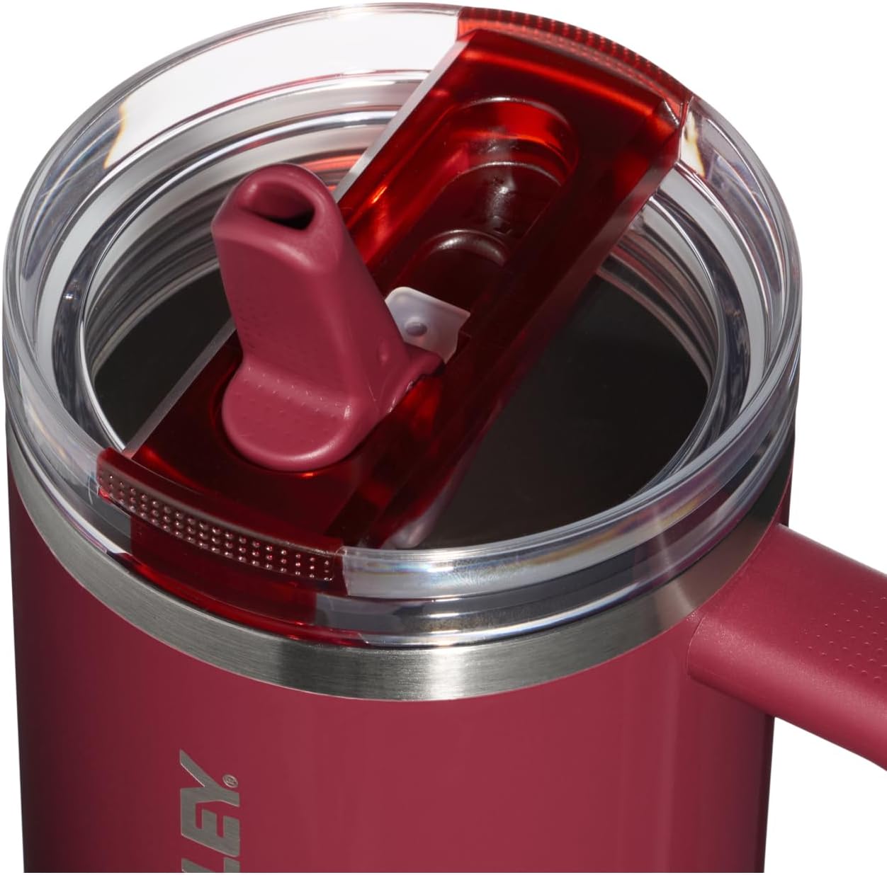 New Stanley Quencher ProTour Flip Straw Tumbler 40oz (Cranberry Gloss) - Kidsy