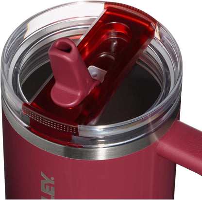 New Stanley Quencher ProTour Flip Straw Tumbler 40oz (Cranberry Gloss) - Kidsy