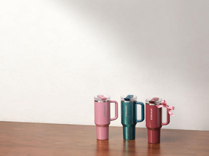 New Stanley Quencher ProTour Flip Straw Tumbler 40oz (Cranberry Gloss) - Kidsy