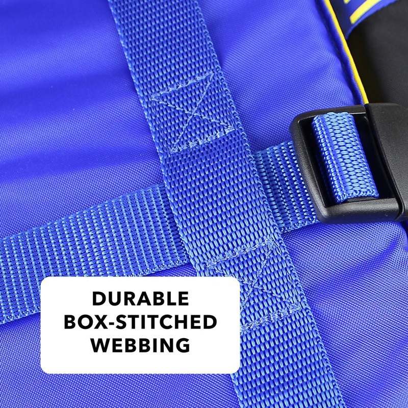 New Stohlquist FIT Adult Life Jacket, US Coast Guard Approved Type III Life Vest, PFD for Men and Women (Blue) - Kidsy