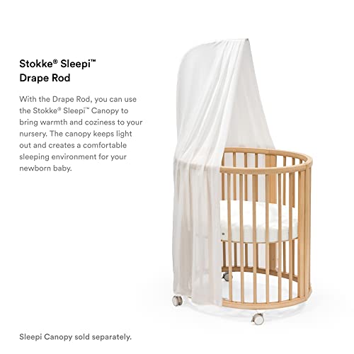 New Stokke Sleepi Drape Rod (Hazy Grey) - Kidsy