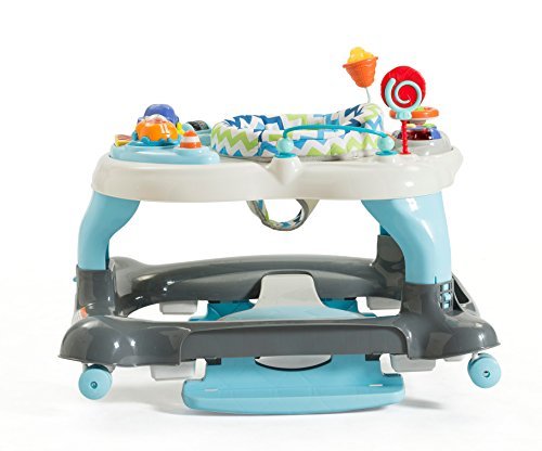New Storkcraft 3 - in - 1 Activity Walker and Rocker (Blue/Gray) - Kidsy