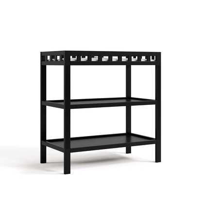 New Storkcraft Morningside Changing Table with Pad (Black) - Kidsy