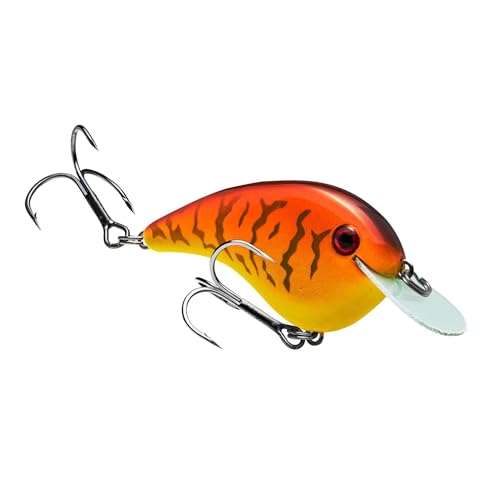 New Strike King (HCCMJ - 341) Chick Magnet Jr. Crankbait Fishing Lure, Color 341 - Spring Craw, 1/4 oz, Dives 4 - 6 Feet, Premium Hooks - Kidsy