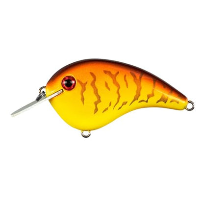 New Strike King (HCCMJ - 341) Chick Magnet Jr. Crankbait Fishing Lure, Color 341 - Spring Craw, 1/4 oz, Dives 4 - 6 Feet, Premium Hooks - Kidsy