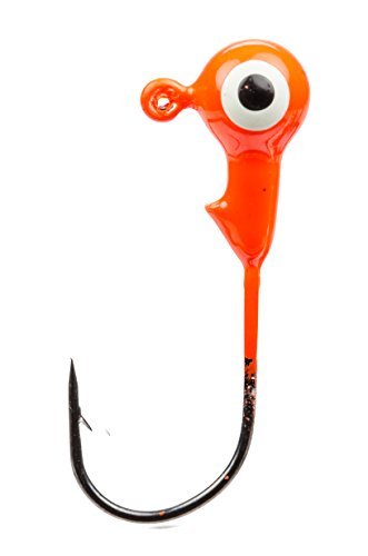New Strike King Mr. Crappie Jig Head, 1/16 - Ounce (Fluorescent Orange) - Kidsy