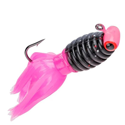New Strike King Mr. Crappie Sausage Heads/Pink Tuxedo - Kidsy