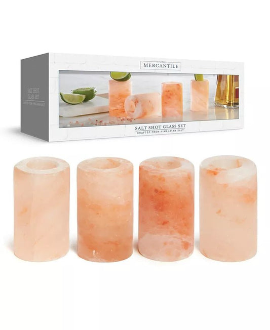New Studio Mercantile Himalayan Salt Shot Glasses, Set of 4 - Orange - Kidsy