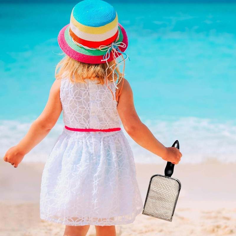 New SUMERSHA Beach Mesh Shovel Sand Sifter Shell Collecting Tools - Kidsy