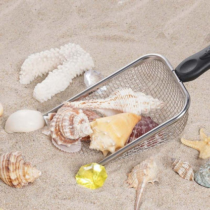 New SUMERSHA Beach Mesh Shovel Sand Sifter Shell Collecting Tools - Kidsy