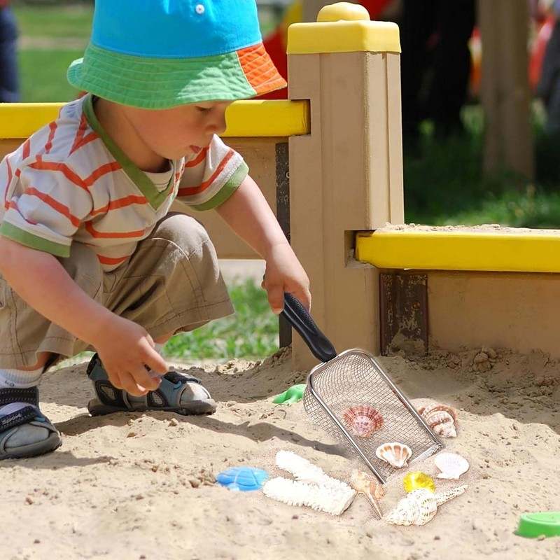 New SUMERSHA Beach Mesh Shovel Sand Sifter Shell Collecting Tools - Kidsy