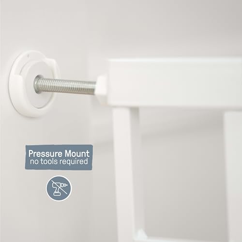 New Summer by Ingenuity Doorway 48W Series Safety Pet and Baby Gate (White) - Kidsy