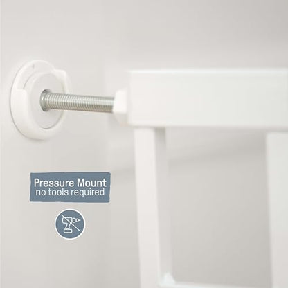 New Summer by Ingenuity Doorway 48W Series Safety Pet and Baby Gate (White) - Kidsy