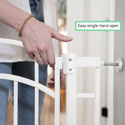New Summer by Ingenuity Doorway 48W Series Safety Pet and Baby Gate (White) - Kidsy