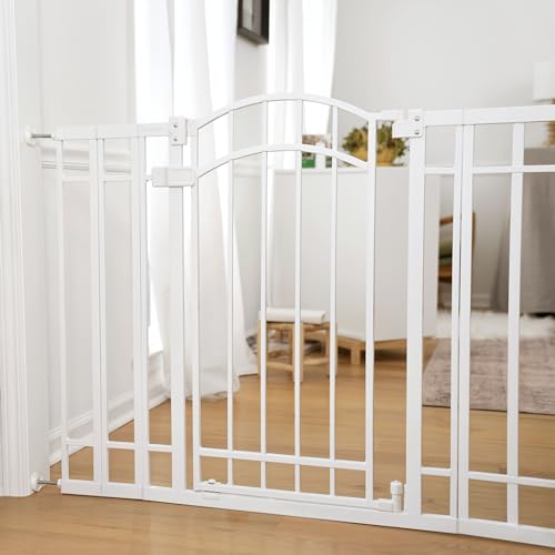 New Summer by Ingenuity Doorway 48W Series Safety Pet and Baby Gate (White) - Kidsy