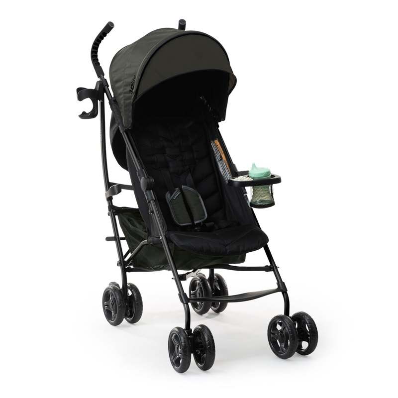 New Summer by Ingenuity Infant 3D Lite Stroller (Black/Green) - Kidsy