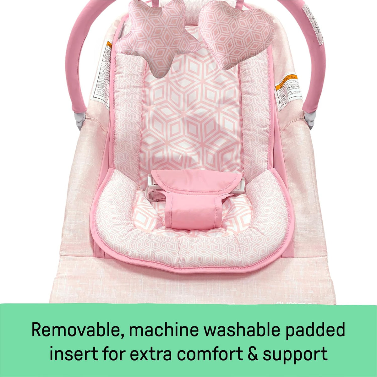 New Summer Infant 2-in-1 Bouncer Rocker Baby Seat (Pink) - Kidsy