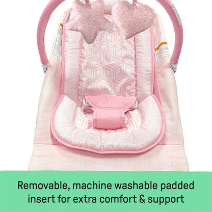 New Summer Infant 2-in-1 Bouncer Rocker Baby Seat (Pink) - Kidsy
