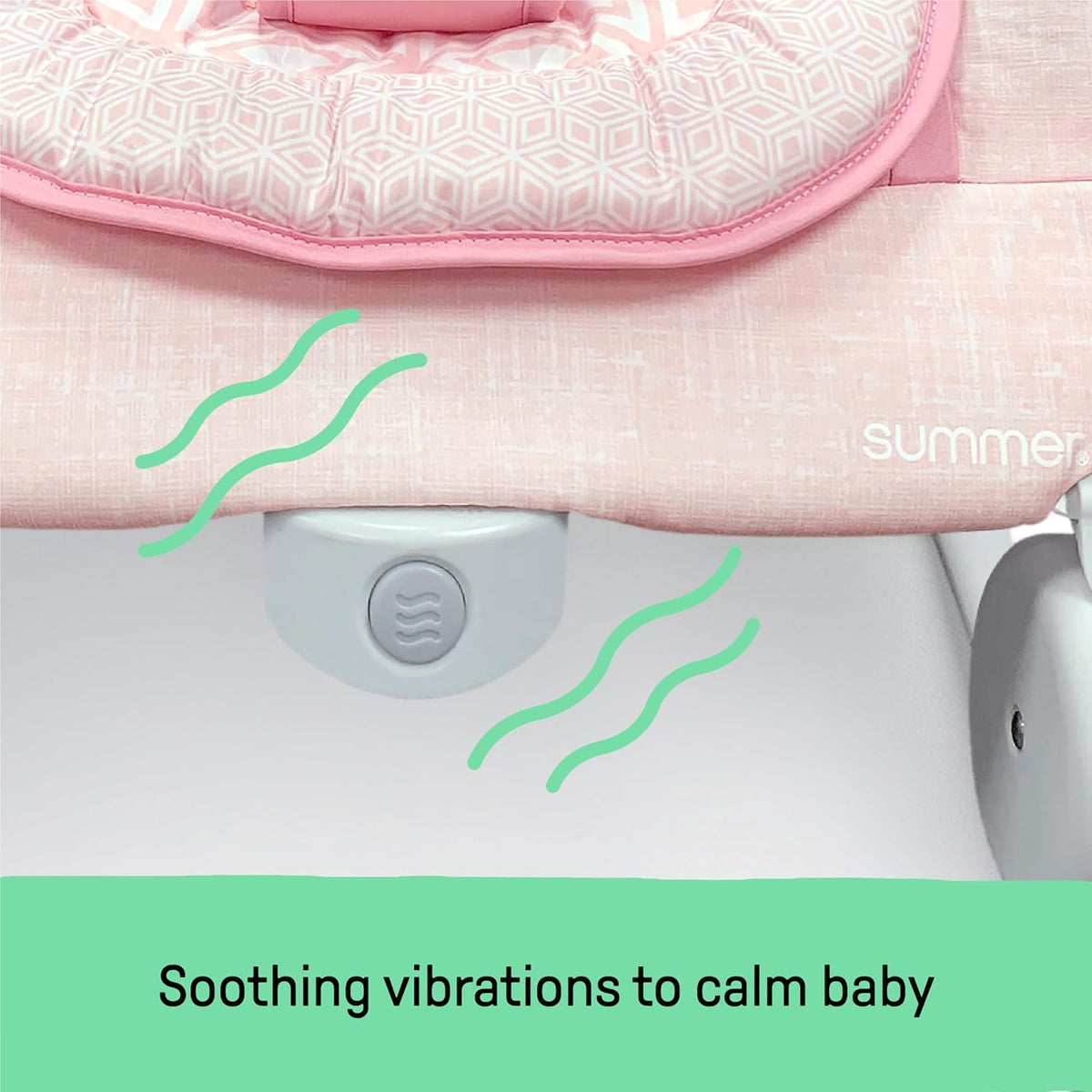 New Summer Infant 2-in-1 Bouncer Rocker Baby Seat (Pink) - Kidsy
