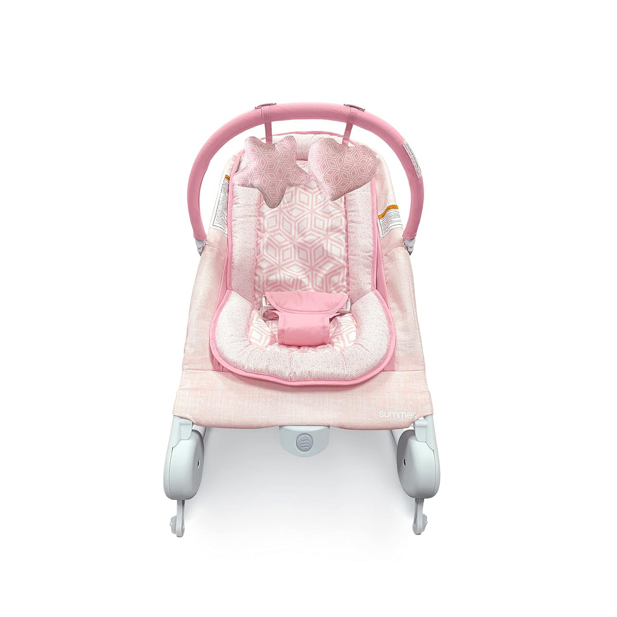 New Summer Infant 2-in-1 Bouncer Rocker Baby Seat (Pink) - Kidsy