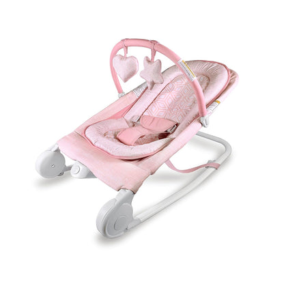 New Summer Infant 2-in-1 Bouncer Rocker Baby Seat (Pink) - Kidsy