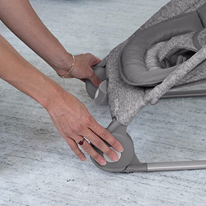 New Summer Infant 2 - in - 1 Bouncer & Rocker Duo (Light Gray Tweed) - Kidsy