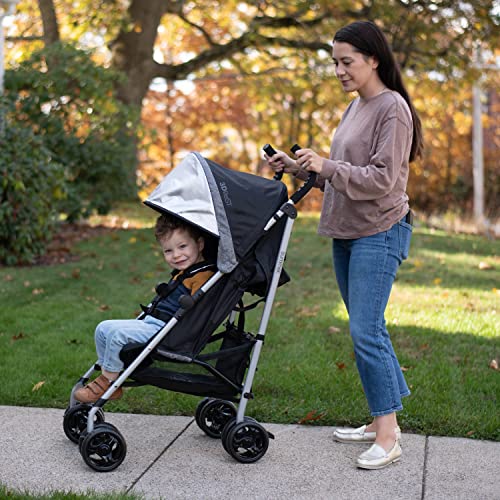 New Summer Infant 3Dlite Convenience Stroller, Lightweight Stroller (Gray) - Kidsy