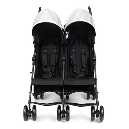 New Summer Infant 3Dlite Side by Side Double Stroller (Black) - Kidsy