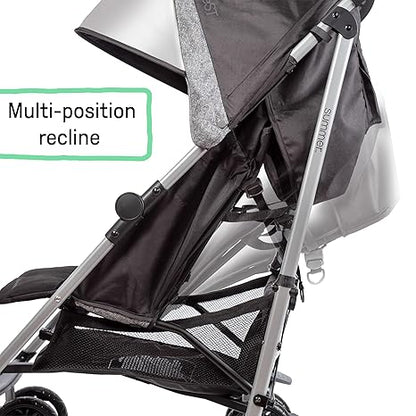 New Summer Infant 3Dlite ST Convenience Stroller (Black & Gray) - Kidsy