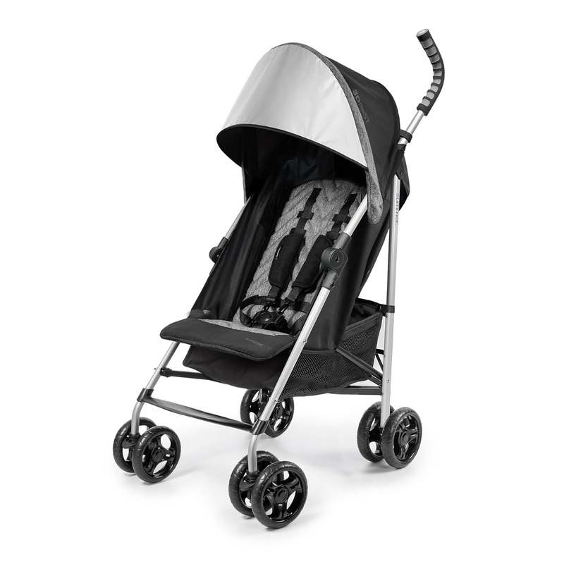 New Summer Infant 3Dlite ST Convenience Stroller (Black & Gray) - Kidsy