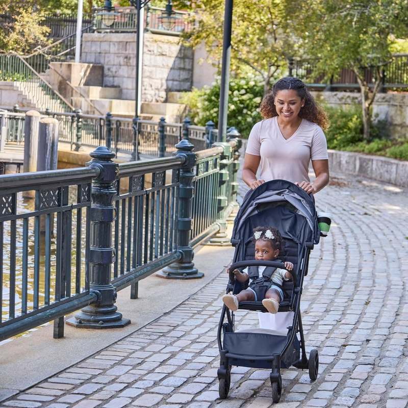 New Summer Infant Ingenuity 3Dquickclose CS+ Compact Fold Stroller (Black) - Kidsy