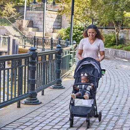 New Summer Infant Ingenuity 3Dquickclose CS+ Compact Fold Stroller (Black) - Kidsy