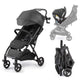 New Summer Infant Ingenuity 3Dquickclose CS+ Compact Fold Stroller (Black) - Kidsy