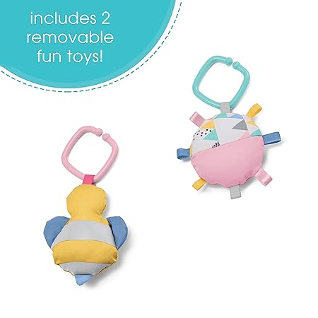 New Summer Infant Learn - to - Sit 2 - Position Floor Seat (Funfetti Pink) - Kidsy