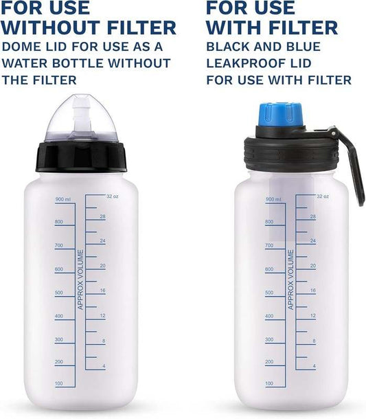 New Survivor Filter Bottle For Hiking/Camping/Running - Kidsy