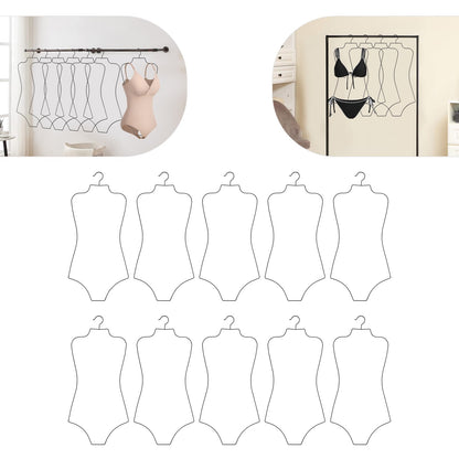 New Swimsuit Display Hangers, 5 PCs Body Shape Hangers - Kidsy